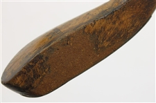 J. Anderson Longnose Splice Neck Baffing Spoon w/LS Stamp on Crown & Brass Plate