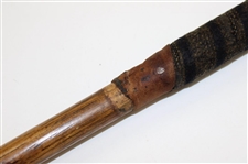 J. Anderson Longnose Splice Neck Baffing Spoon w/LS Stamp on Crown & Brass Plate