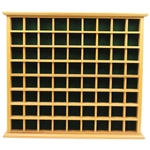 Classic Wooden Golf Ball Display Rack - 72 Cubes