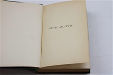 1899 'Drives And Putts' 1st Edition Book by Walter And Brooks