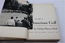 1948 'The Story Of American Golf' 1st Edition Book by Herbert Warren Wind