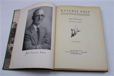 1931 'Natural Golf' 1st Edition Book by John Duncan Dunn