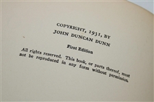 1931 'Natural Golf' 1st Edition Book by John Duncan Dunn