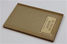 1921 'So This Is Golf!' Book Signed by Author Harry Leon Wilson