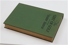 1922 'The Gist Of Golf' 1st Edition Book by Harry Vardon