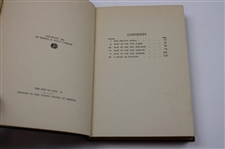 1922 'The Gist Of Golf' 1st Edition Book by Harry Vardon