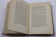 1922 'The Gist Of Golf' 1st Edition Book by Harry Vardon