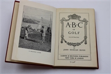 1916 'A-B-C Of Golf' by J.D. Dunn