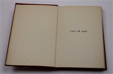 1916 'A-B-C Of Golf' by J.D. Dunn