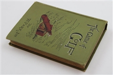 1896 'The Game Of Golf' 2nd Edition Book by Willie Park Jr