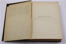 1896 'The Game Of Golf' 2nd Edition Book by Willie Park Jr