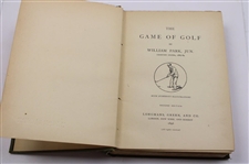 1896 'The Game Of Golf' 2nd Edition Book by Willie Park Jr