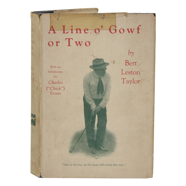 1923 A Line O Gowf Or Two By Bert Leston Taylor w/Introduction By Chick Evans