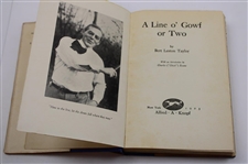 1923 'A Line O' Gowf Or Two' By Bert Leston Taylor w/Introduction By Chick Evans