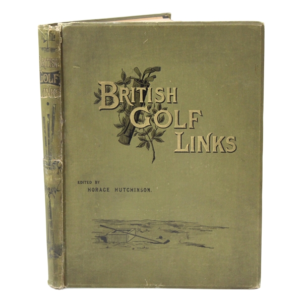 1897 British Golf Links Book by Horace Hutchinson