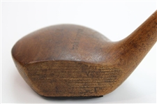 c.1898-1902 Tom Skipper One-Piece Wood w/'T S E' & Tom Skipper Shaft Stamp