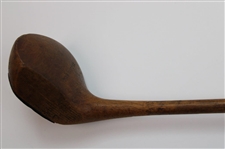 c.1898-1902 Tom Skipper One-Piece Wood w/'T S E' & Tom Skipper Shaft Stamp