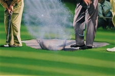 Vibrant Color Photograph of Ben Hogan Collage Original Painting by Artist Alan Zuniga