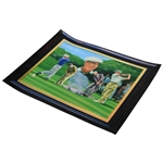 Vibrant Color Photograph of Ben Hogan Collage Original Painting by Artist Alan Zuniga