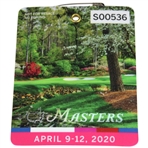 2020 Masters Tournament SERIES Badge #S00536 - Dustin Johnson Winner