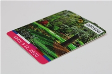 2020 Masters Tournament SERIES Badge #S00536 - Dustin Johnson Winner