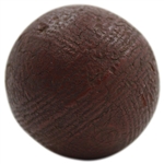 c.1870 Gutty Ball with Intricate & Unique Circle Designs & Mold Mark