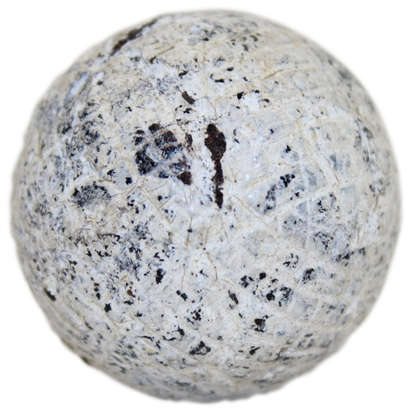 c.1857 Hand Hammered Gutty Ball with Very Faint Stamp/Mark