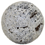 c.1857 Hand Hammered Gutty Ball with Very Faint Stamp/Mark