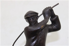 Bronze Harry Vardon Post Swing Statue