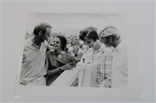Five (5) Jack Nicklaus with Barbara Nicklaus Photos - Various