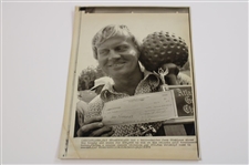 Twelve (12) Jack Nicklaus Photos - Trophies, Action, Press, Wire & other