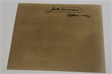 Twelve (12) Jack Nicklaus Photos - Trophies, Action, Press, Wire & other