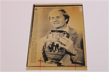 Twelve (12) Jack Nicklaus Photos - Trophies, Action, Press, Wire & other