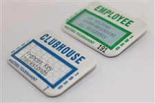 1980 Masters Tournament Employee & Clubhouse Badges - Seve Ballesteros Winner