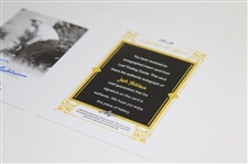 Jack Nicklaus Signed 2012 Leaf 'Legends of Sport' Test Print Card w/Front & Back JSA ALOA