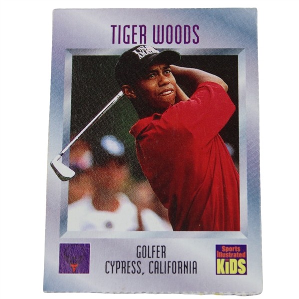 1996 Tiger Woods Sports Illustrated For Kids Card - Seldom Seen