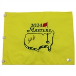 Scottie Scheffler Signed 2024 Masters Tournament Embroidered Flag BAS #BP46805