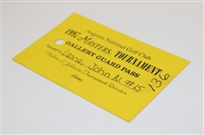 1997 Augusta National Golf Club Masters Tournament Gallery Guard Pass - Unique