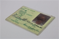 1986-1987 Augusta National Golf Club Caddy Credentials ID #30 - Henry Washington