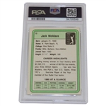 Jack Nicklaus Signed 1981 Donruss Golf #13 PSA/DNA Authentic
