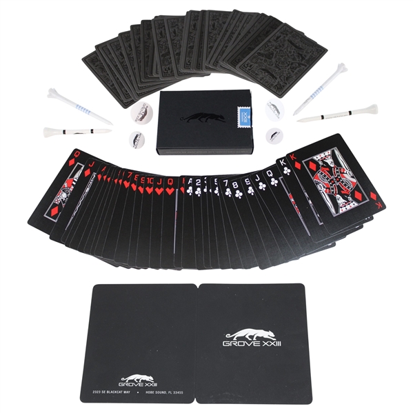 Grove 23 Tees, Ball Markers, Deck of Cards & Official Scorecard - Michael Jordans Grove XXIII Golf Course