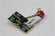 Jack Nicklaus Ohio Sports Legends Pin w/Two (2) Jack Nicklaus $2.50 Casino Chips
