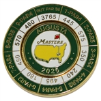 2025 Masters Coin/Yardage Mondo Mark w/Removable Magnetic Ball Marker