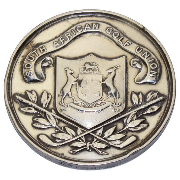 1923 South African Amateur Championship at Wynberg Sterling Silver Runner-Up Medal