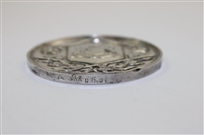 1923 South African Amateur Championship at Wynberg Sterling Silver Runner-Up Medal
