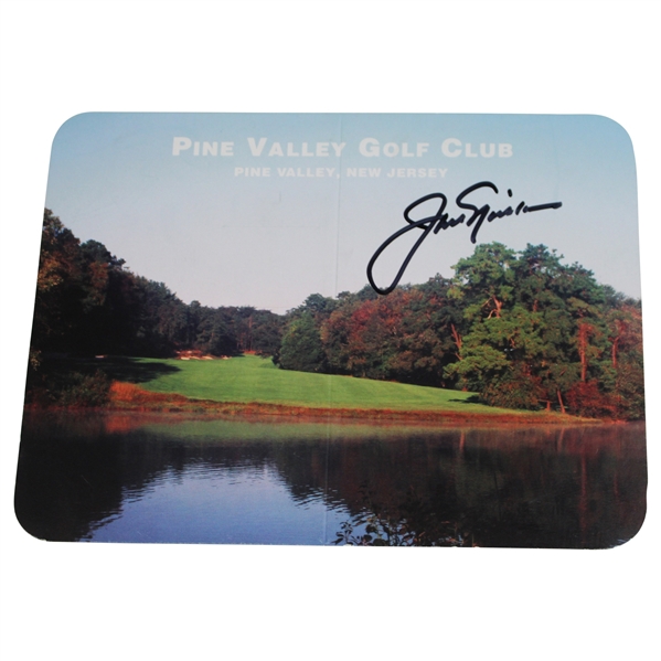 Jack Nicklaus Signed Pine Valley Scorecard JSA ALOA