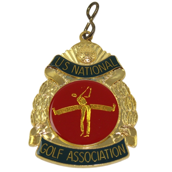 US National Golf Association Senior Open Gold Tone Medal