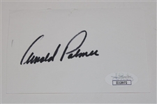 Arnold Palmer Signed Card with 8 x 10 Photo JSA #II13972