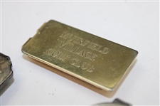 Two (2) Muirfield Village Money Clips & Two (2) Memorial Club Money Clips