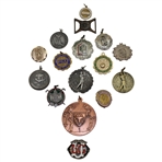 Sixteen (16) Various Medals, Pins, Medallions inc. Patriot Inv, Oahu, Metropolitan, Wigwam CC & more